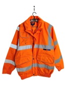 Pomarańczowa kurtka ostrzegawcza robocza hi-vis BodyGuard S M