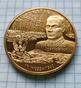 Medal z serii Polacy w II wojnie światowej - Katyń 