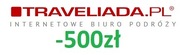 Kod o wartości 500zł do traveliada.pl RABAT ZNIŻKA