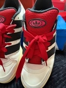 Sneakersy adidas Originals r.45 1/3 – biało-czarne|Streetwear 