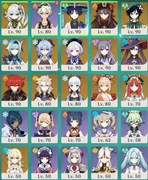 Konto Genshin Impact AR57 Europa 17 5* postaci 