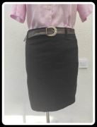 ORSAY czarna spódnica z podszewką na zamek 40 L