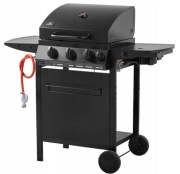 Grill gazowy Landmann 3+1 12,5kW ruszt żeliwny + ceramiczny palnik boczny