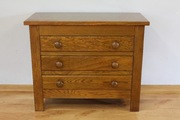 KOMODA Z SZUFLADAMI STYLOWA DĘBOWA 5R