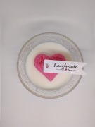 Świeca sojowa z motywem tulipanów