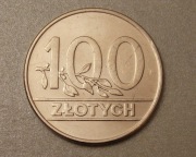 100 złotych 1990 r.  Nominał  WARIANT "A"  #2