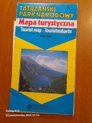Tatrzański Park Narodowy mapa turystyczna z 1996 r. 