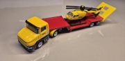 Siku - Scania z naczepą z helikopterem