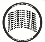 Naklejki na obręcze Shimano Dura-ace bia