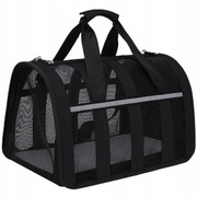 Oddychający, składany transporter, torba 41x27x25cm dla zwierząt domowych