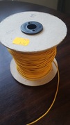 Guma okrągła musztardowa 2mm do maseczek  2mb