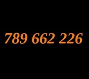 789 662 226 ZŁOTY, PROSTY, ŁATWY NUMER  Orange 