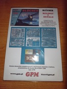 Model kartonowy GPM relingi i detale do Blucher 