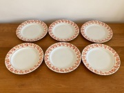 Zestaw 6 szt. Talerze DPRK Korea PRL