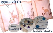 3sz. Poszewki ozdobne ręcznie szyte handmade