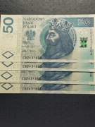 50 zł 2017r. Z paczki bankowej nr.ser CB