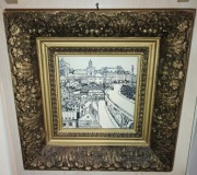 Projekt grafiki autorstwa Mariana Stępnia do Pożegnań Warszawskich 