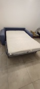Używana SOFA Z MATERACEM I SOLIDNYM STELAŻEM WŁOSKIEJ Firmy Sedac Meral