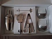 KINLEY ZESTAW BARMAŃSKI DO DRINKÓW I KOKTAJLI SHAKER 5 ELEMENTÓW + SZKLANKI