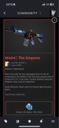 M4A4 cesarz skin csgo