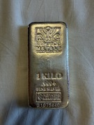 1 kg sztabka srebra próba 999