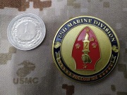 Challenge coin 2 Dywizja Piechoty Morskiej USMC Marines