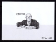 Wyspy Owcze 2021 - Cz. Słania, 100 rocznica urodzin, czarnodruk