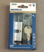 NOWA! Gerda EXXO 30/30 certyfikowana wkładka antywłamaniowa 60mm PLOMBY!