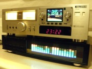 JVC + PILOT korektor MP3 analizator USB Zegar Bluetooth 5.3 TF AUX deck