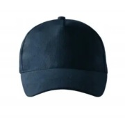 Czapka bejsbolówka sportowa, nastawialna, granatowa, pochłaniająca pot