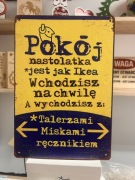 Tabliczki Retro - Pokój nastolatka jest jak ..