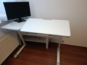 Biurko prostokątny Fromm & Starck 120 x 60 x 60 cm biały