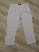 ELSEWHERE jasne beżowe damskie spodnie lyocell i bawełna _ 44