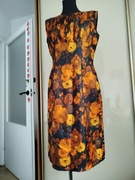 Suknia w kolorze jesieni.Rozmiar 42