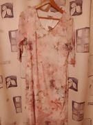 Letnia zwiewna sukienka w róże 38