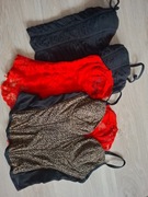 Komplet 3 koszulek gorsetowych