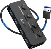 Aceele 4-portowy koncentrator USB, koncentrator danych USB 3.0