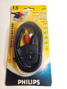 Okablowanie cinch z przełącznikiem 1,5m PHILIPS