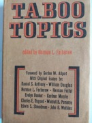 Taboo Topics, Norman L. Farberow, I wydanie