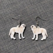 kolczyki pieski psy golden retriever labrador