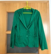 Dzianinowy żakiet z kapturem. Multiblu 38(M)
