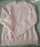Sweter różowy 100% Moher, świetna jakość 