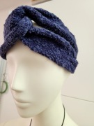 Real vintage opaska mode NYT AALBORG granat z węzłem na  czole 