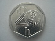 Czechy 20 halerzy 1998