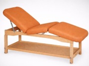 KOZETKA LEŻANKA DREWNIANA ŁÓŻKO STÓŁ DO MASAŻU 3 SEGMENTY REGULACJA HABYS 