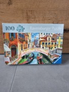 Puzzle Ravensburger 100 elementów XL Włochy Italy Wenecja