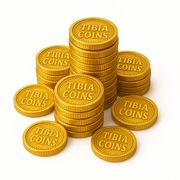 Tibia 25 Coins TC coin RETALIA Ustebra 