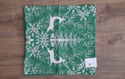 2 poszewki świąteczne zielone H&M 50x50 cm Boże Narodzenie