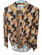 MIHO'S Przepiękna koszula zdobiona frędzlami