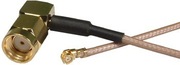 Pigtail uFL- RP-SMA/ż (18cm) kątowy